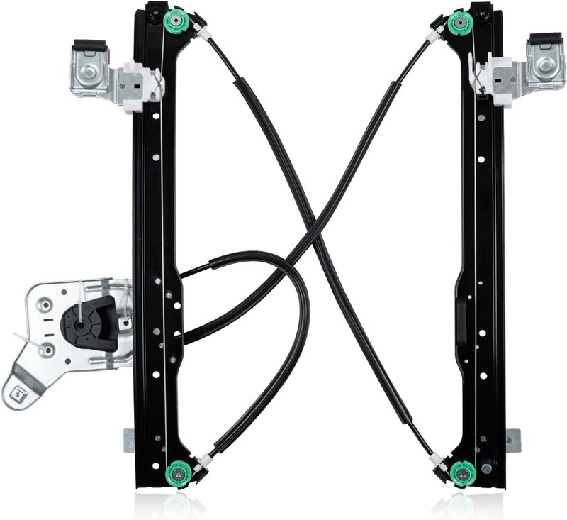 OVANOH Rear Left Driver Side Power Window Regulator Assembly Without Motor Compatible For Silverado Suburban Avalanche 1500 2500 3500 00-06 Cadillac Escalade 02-06 GMC Yukon XL Sierra 741-578 - Image 1